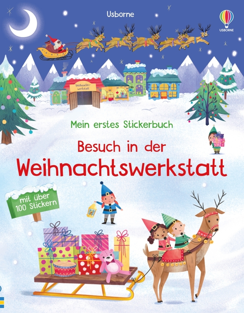 Mein erstes Stickerbuch: Besuch in der Weihnachtswerkstatt main product photo