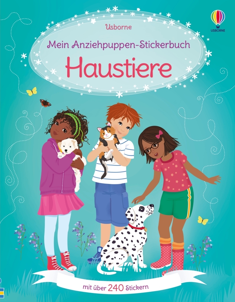 Mein Anziehpuppen-Stickerbuch: Haustiere main product photo