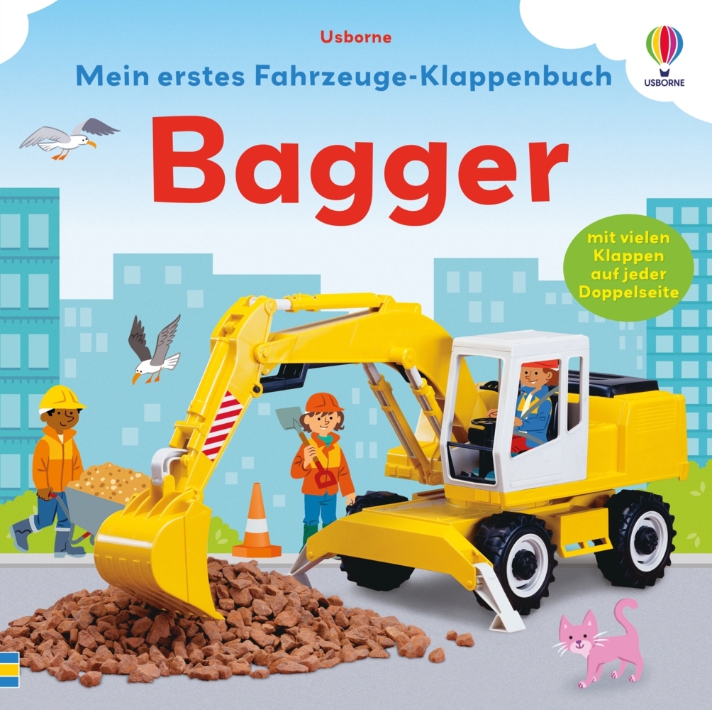 Mein erstes Fahrzeuge-Klappenbuch: Bagger main product photo
