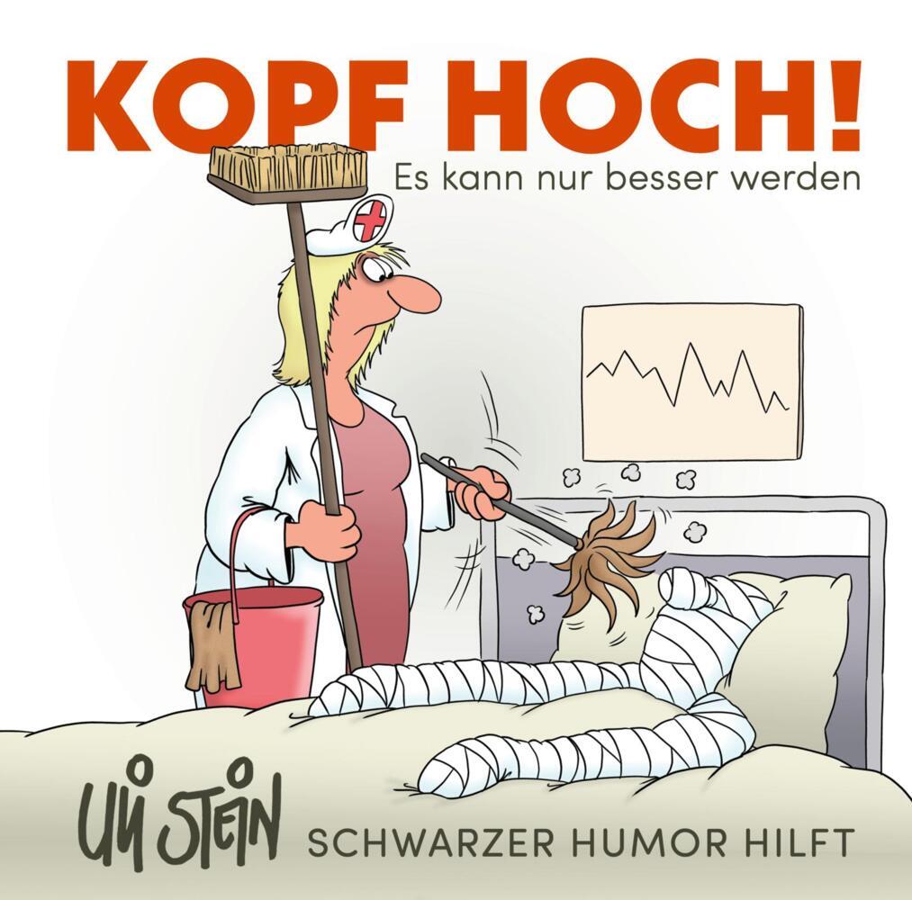 Uli Stein: Gute Wünsche!: Kopf hoch! Schwarzer Humor hilft main product photo