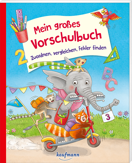 Mein großes Vorschulbuch - Zuordnen, vergleichen, Fehler finden main product photo