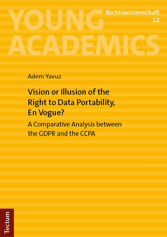 Vision or Illusion of the Right to Data Portability, En Vogue? main product photo