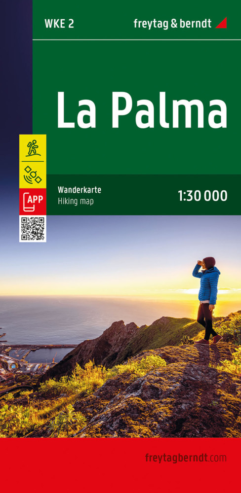 La Palma, Wanderkarte 1:30.000, freytag & berndt main product photo