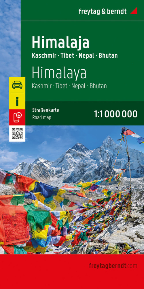 Himalaja, Straßenkarte 1:1.100.000, freytag & berndt main product photo