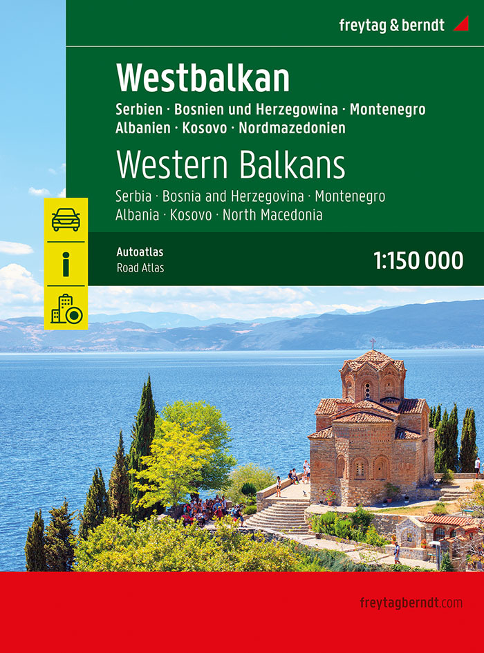 Westbalkan, Autoatlas 1:150.000, freytag & berndt main product photo