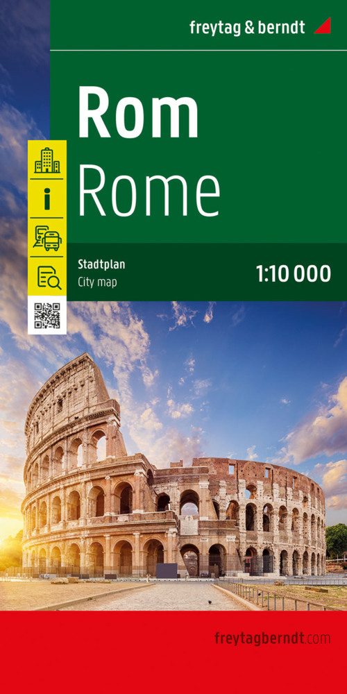 Rom, Stadtplan 1:10.000, freytag & berndt main product photo