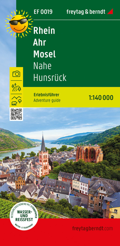 Rhein - Ahr - Mosel, Erlebnisführer 1:140.000, freytag & berndt main product photo