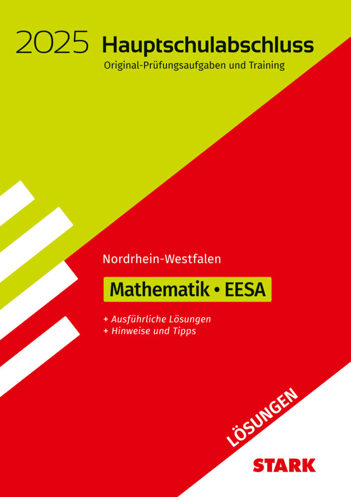 STARK Lösungen zu Original-Prüfungen und Training - Hauptschulabschluss / EESA 2025 - Mathematik - NRW main product photo