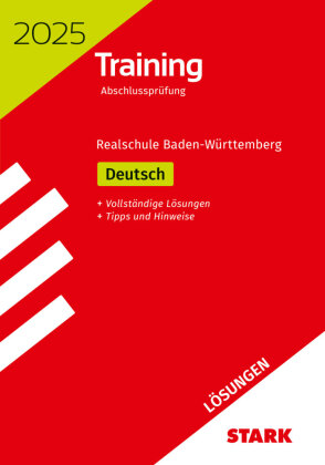 STARK Lösungen zu Training Abschlussprüfung Realschule 2025 - Deutsch - BaWü