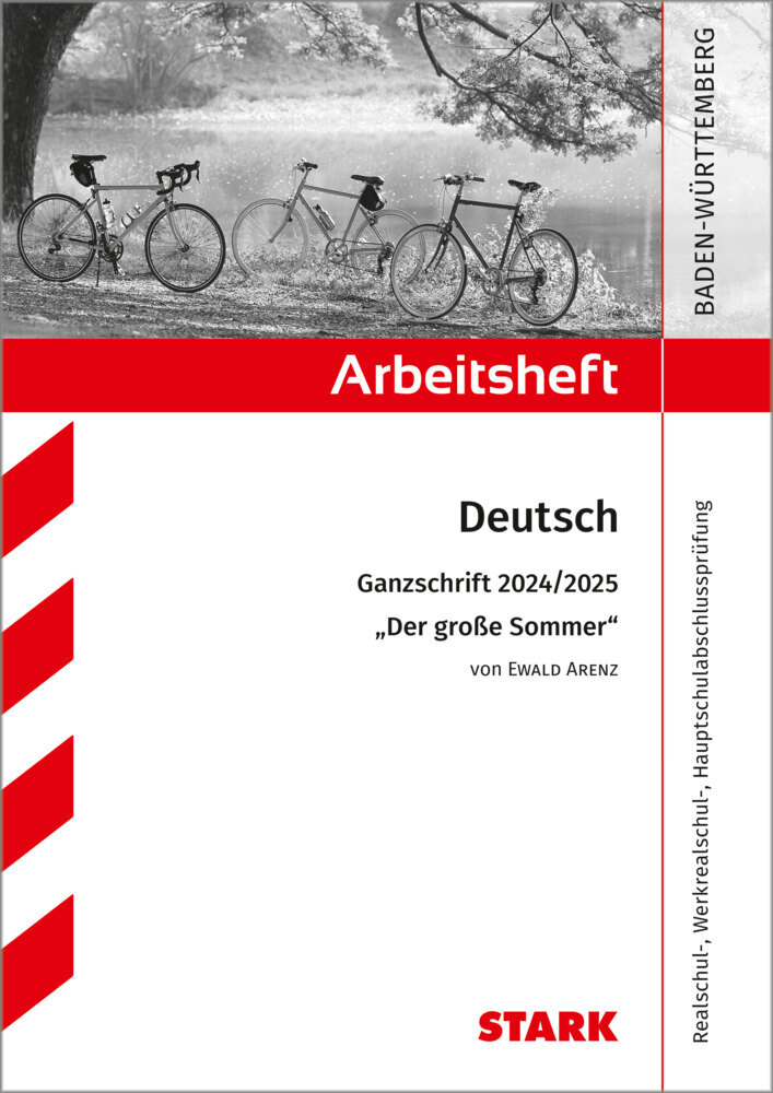 STARK Arbeitsheft - Deutsch - BaWü - Ganzschrift 2024/25 - Arenz: Der große Sommer main product photo