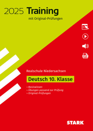 STARK Original-Prüfungen und Training Abschlussprüfung Realschule 2025 - Deutsch - Niedersachsen, m. 1 Buch, m. 1 Beilage