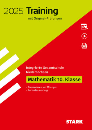 STARK Original-Prüfungen und Training - Abschluss Integrierte Gesamtschule 2025 - Mathematik 10. Klasse - Niedersachsen, m. 1 Buch, m. 1 Beilage
