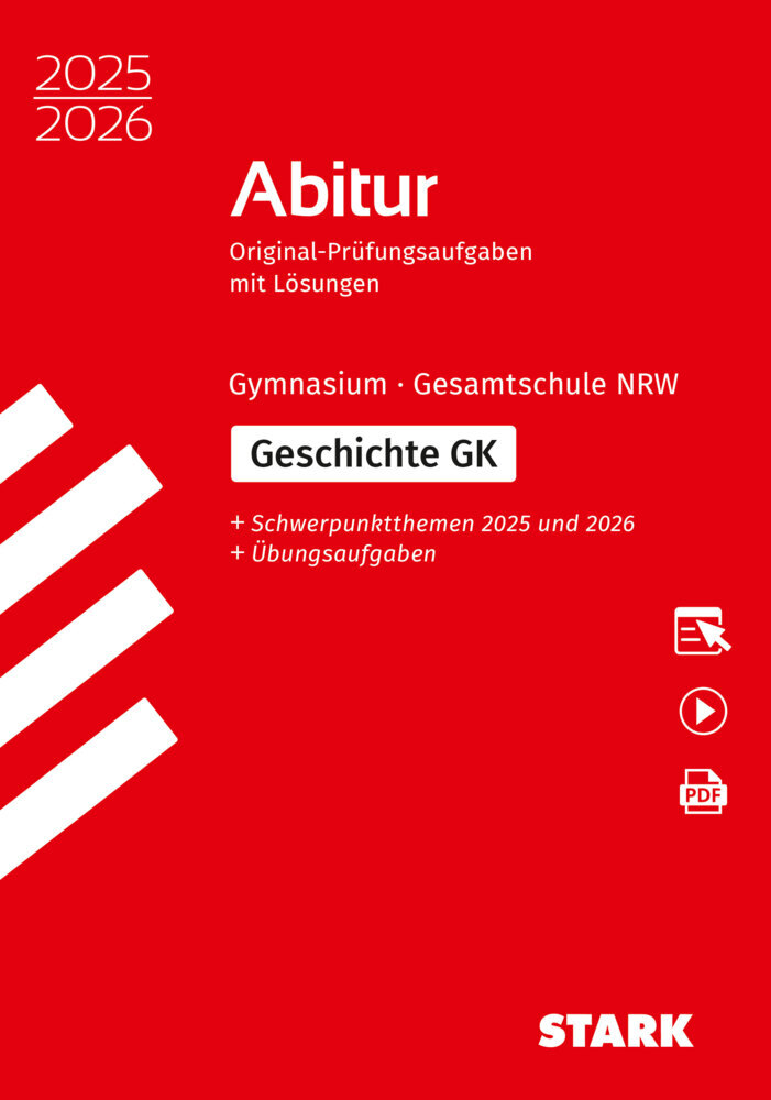 STARK Geschichte GK - Abitur 2025/2026 NRW - Prüfungsvorbereitung, m. 1 Buch, m. 1 Beilage main product photo