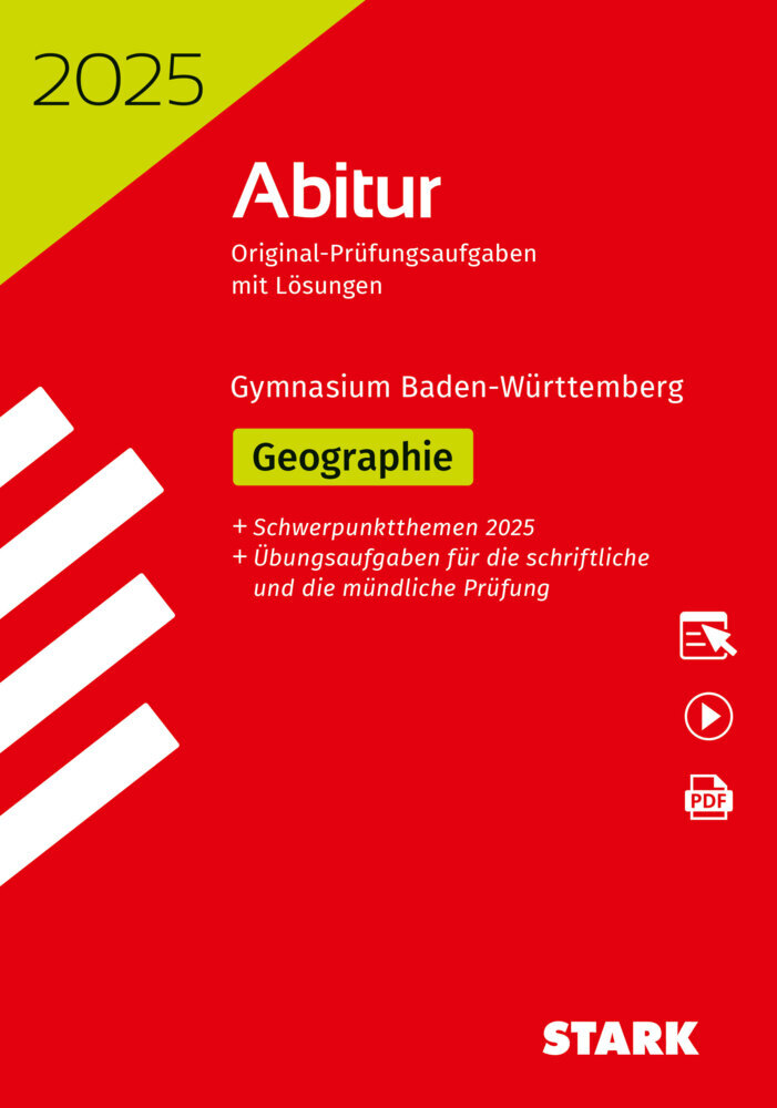 STARK Abiturprüfung BaWü 2025 - Geographie, m. 1 Buch, m. 1 Beilage main product photo