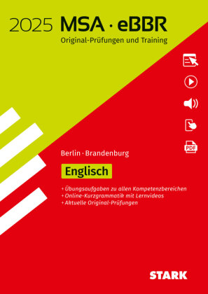 STARK Original-Prüfungen und Training MSA/eBBR 2025 - Englisch - Berlin/Brandenburg, m. 1 Buch, m. 1 Beilage