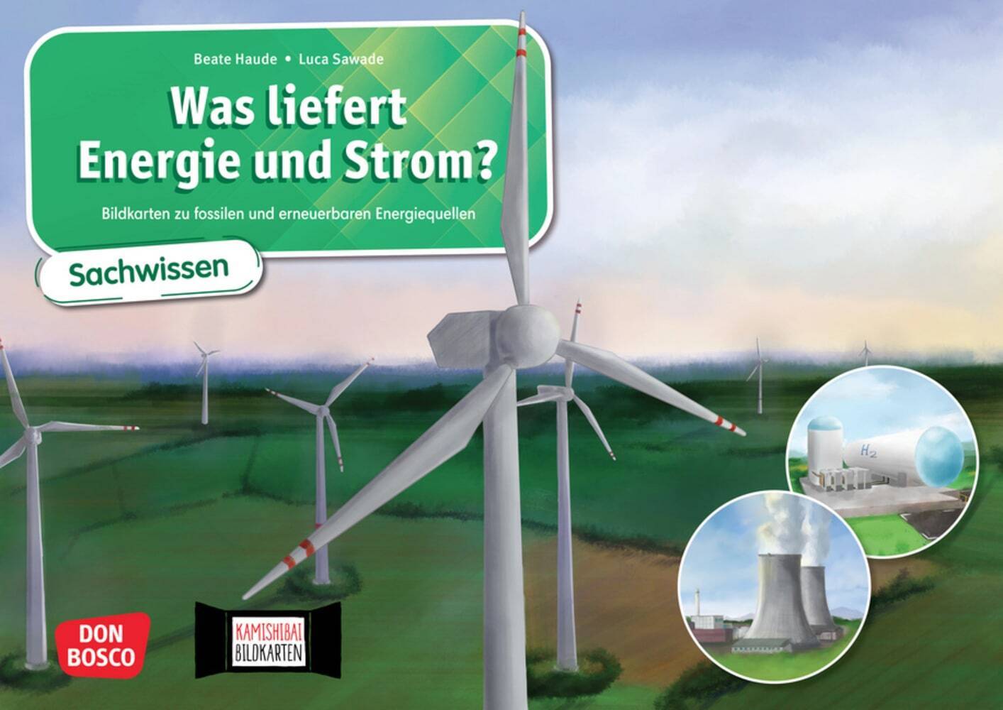 Was liefert Energie und Strom? Bildkarten zu fossilen und erneuerbaren Energiequellen. Kamishibai Bildkartenset main product photo