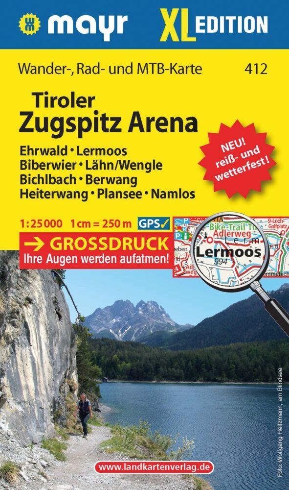 Tiroler Zugspitz Arena XL, Ehrwald, Lermoos, Biberwier, Lähn/Wengle, Bichlbach, Berwang, Heiterwang, Plansee, Namlos main product photo