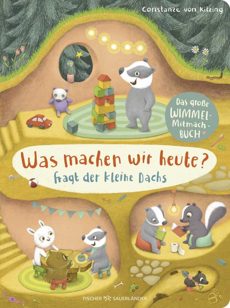 Was machen wir heute?, fragt der kleine Dachs main product photo