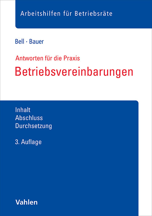 Betriebsvereinbarungen main product photo