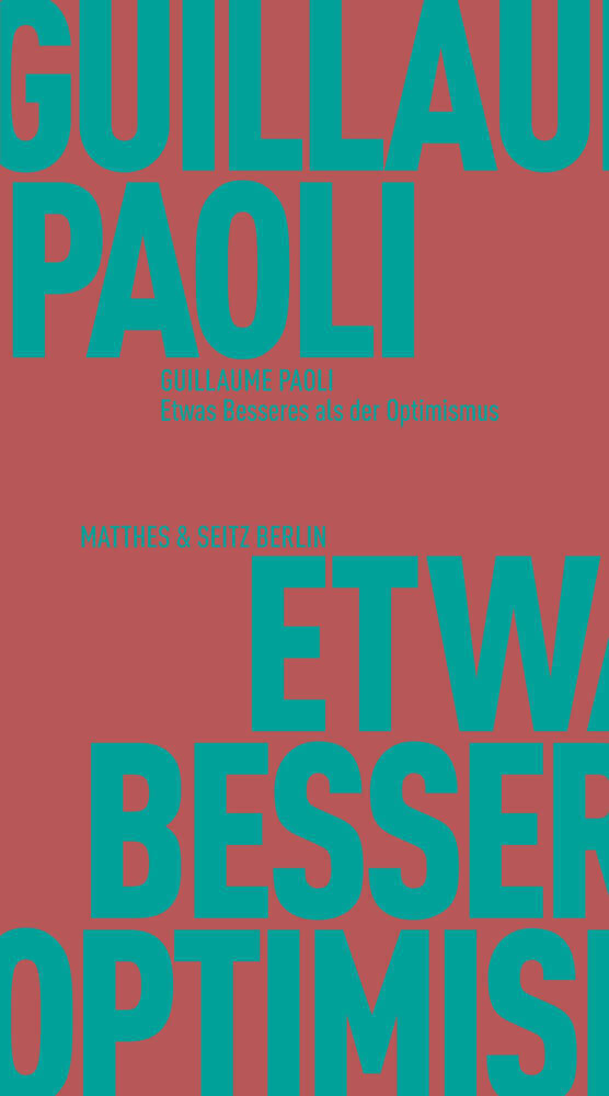 Etwas Besseres als der Optimismus main product photo