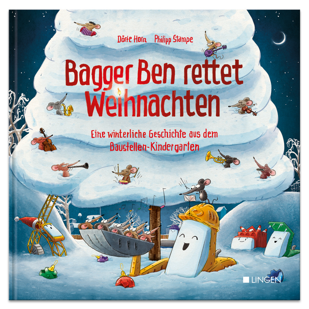 Bagger Ben rettet Weihnachten Eine winterliche Geschichte aus dem Baustellen-Kindergarten main product photo