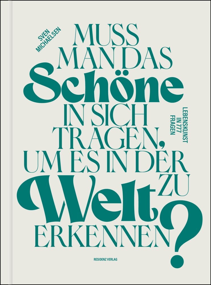 Muss man das Schöne in sich tragen, um es in der Welt zu erkennen? main product photo