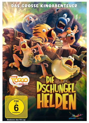 Die Dschungelhelden - Das große Kinoabenteuer, 1 DVD main product photo