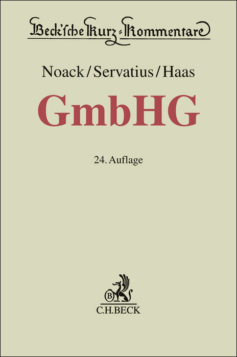 Gesetz betreffend die Gesellschaften mit beschränkter Haftung main product photo