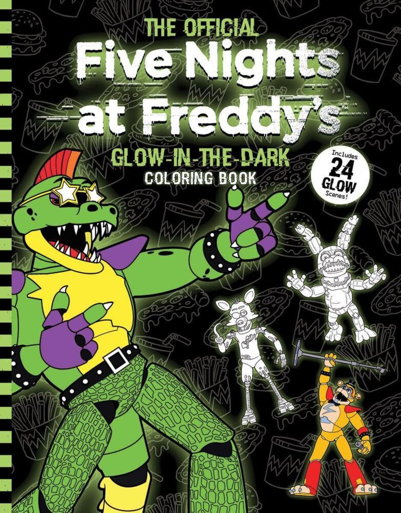 The Official Five Nights at Freddy's Glow-in-the-Dark Coloring Book main product photo