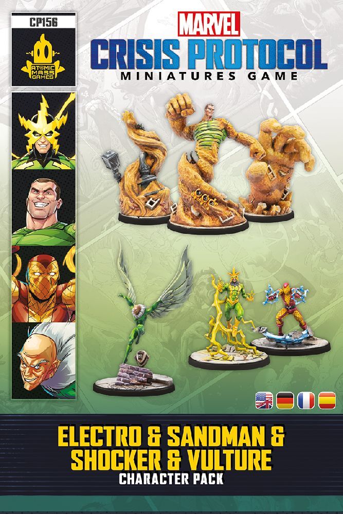 Marvel: Crisis Protocol Electro, Sandman, Shocker & Vulture main product photo