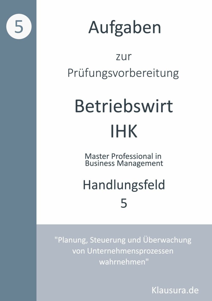 Aufgaben zur Prüfungsvorbereitung geprüfte Betriebswirte IHK main product photo