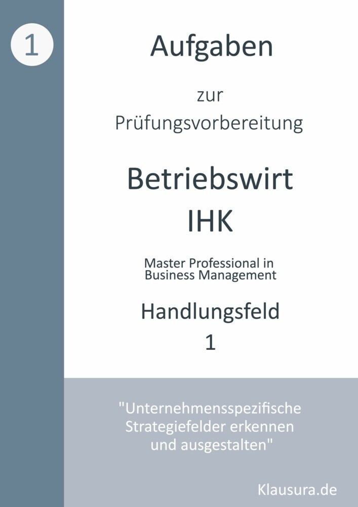Aufgaben zur Prüfungsvorbereitung geprüfte Betriebswirte IHK main product photo