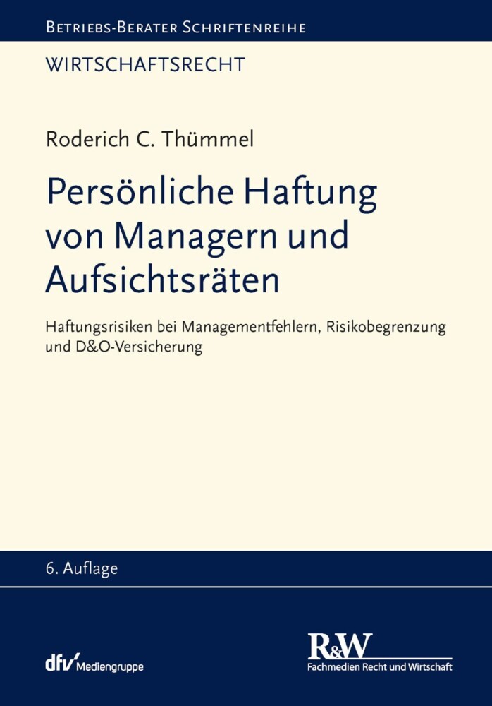 Persönliche Haftung von Managern und Aufsichtsräten main product photo