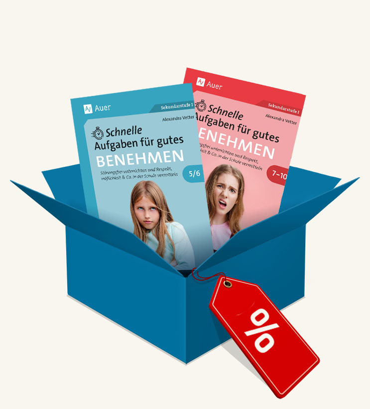 Paket: Schnelle Aufgaben für gutes Benehmen main product photo