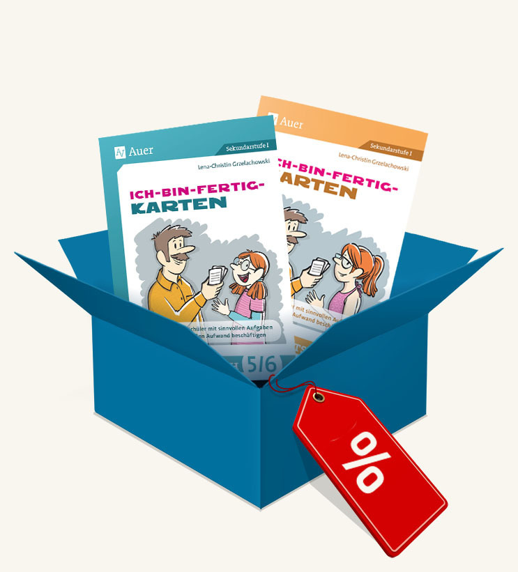 Paket: Ich-bin-fertig-Karten Deutsch main product photo