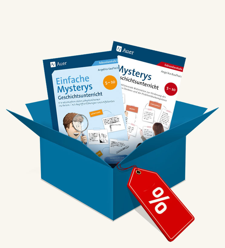 Paket: (Einfache) Mysterys Geschichtsunterricht, m. 1 Buch main product photo