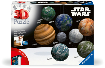 Puzzle-Ball Sortiment: Himmelskörper der Star Wars Galaxie