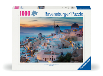 Abend über Santorini