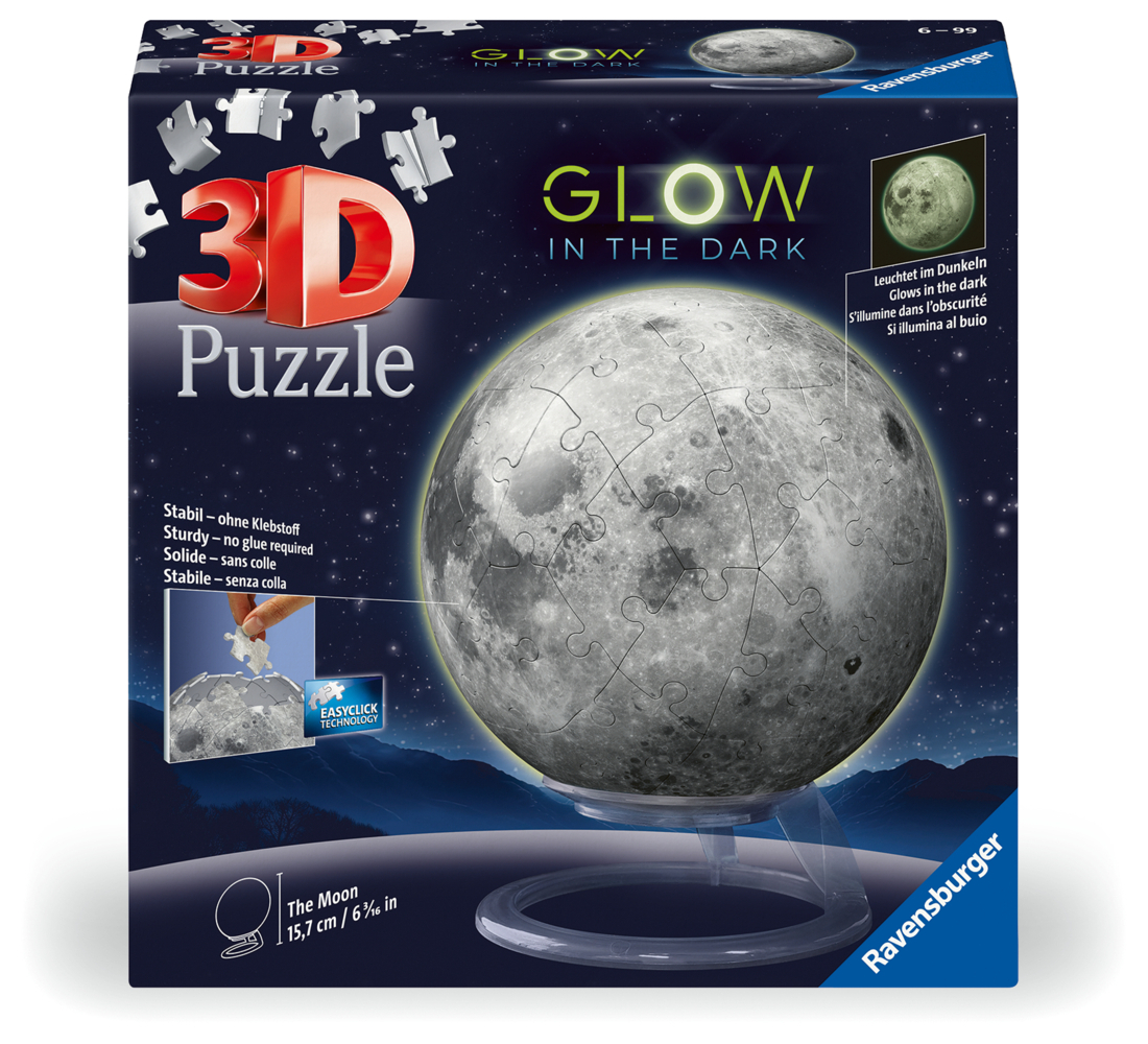 Puzzle-Ball Der Mond - Glow-in-the-Dark main product photo