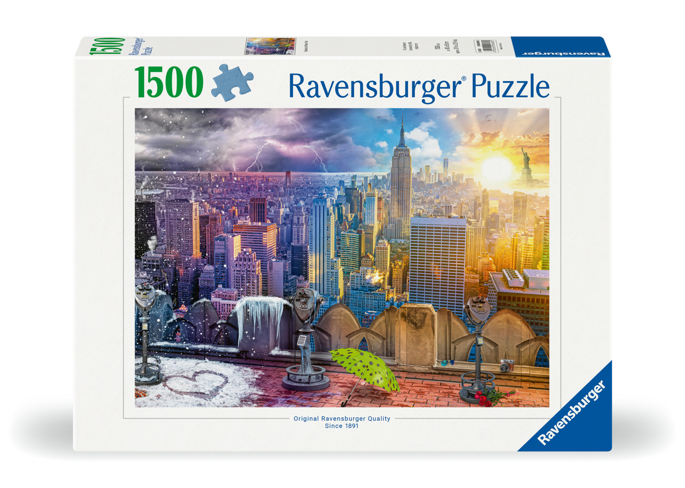 New York im Winter und Sommer main product photo