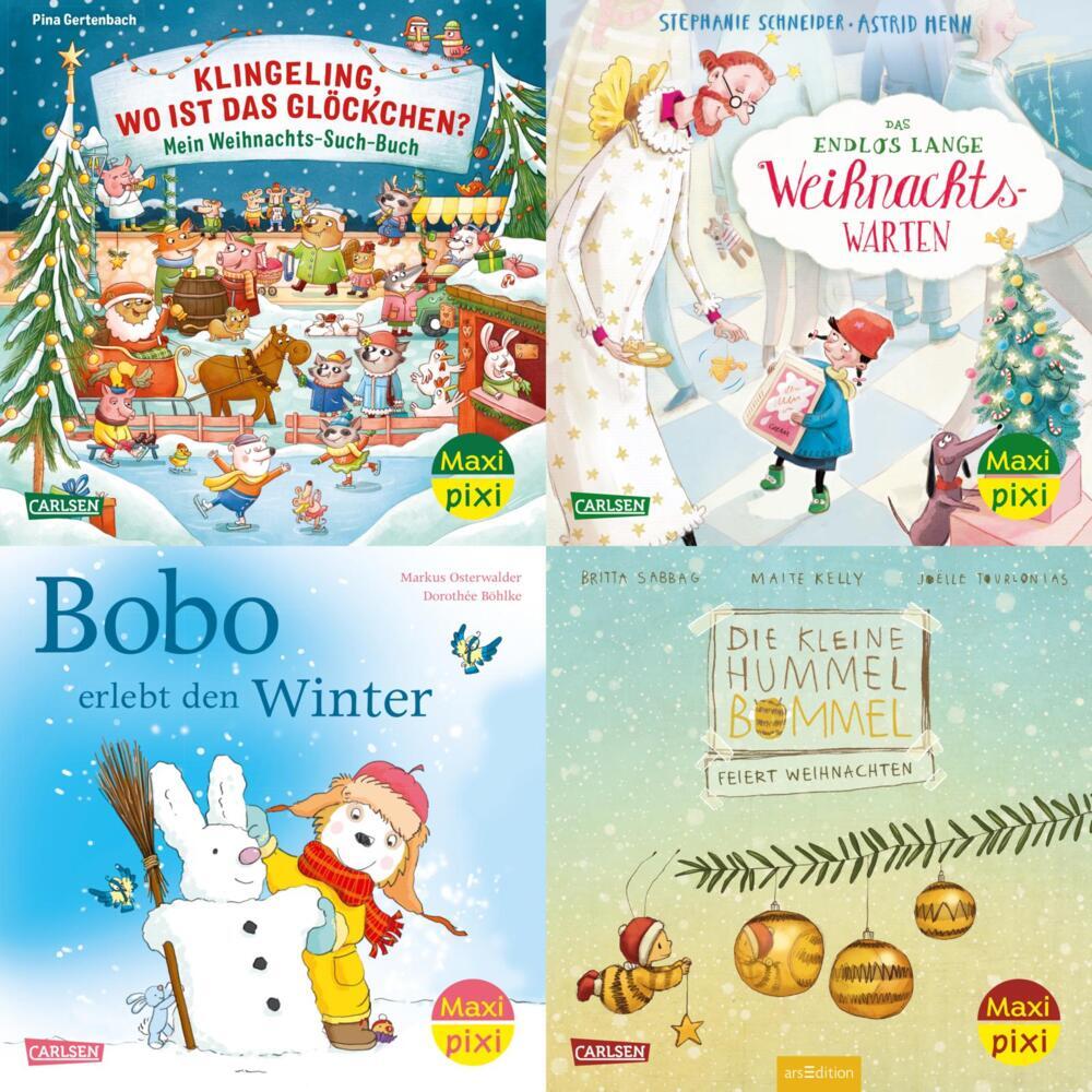 Maxi-Pixi-4er-Set 113: Bald ist Weihnachten (4x1 Exemplar), 4 Teile main product photo