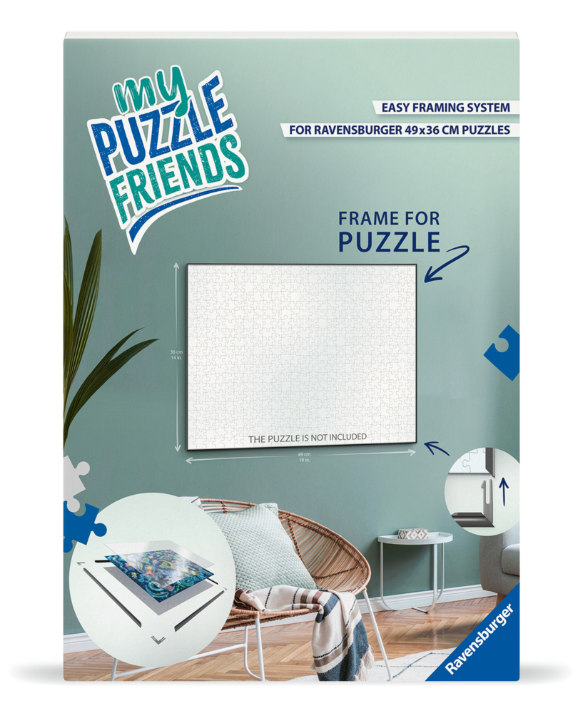Puzzle-Rahmen weiß 500 Teile, Format 50 x 37 cm main product photo