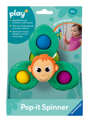 Play+ Pop-it Spinner: Affe