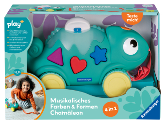 Play+ Musikalisches Farben & Formen Chamäleon