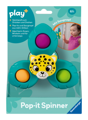 Play+ Pop-it Spinner: Leopard