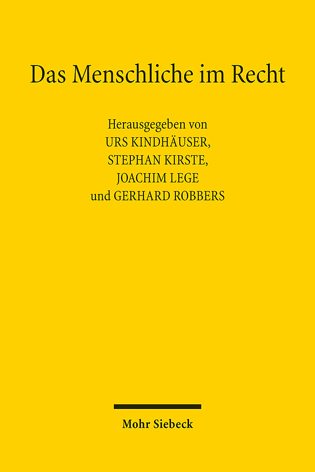Das Menschliche im Recht main product photo