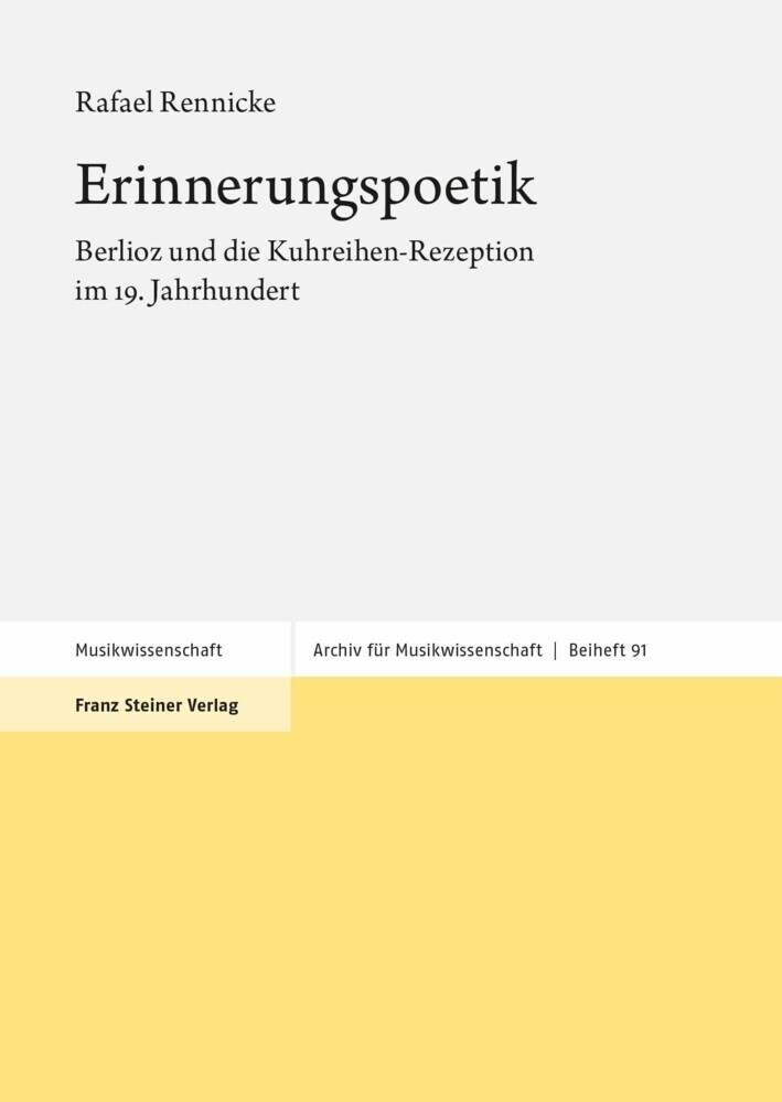 Erinnerungspoetik main product photo