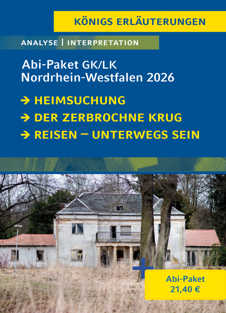 Abitur Nordrhein-Westfalen 2026 Deutsch - Abi-Paket (GK/LK) main product photo