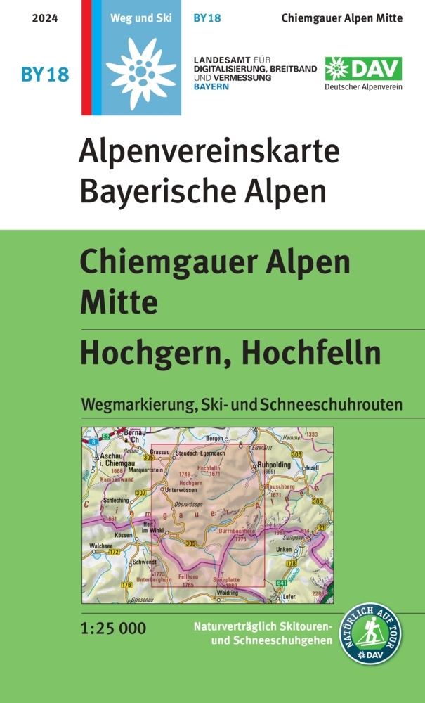 Chiemgauer Alpen Mitte, Hochgern, Hochfelln main product photo