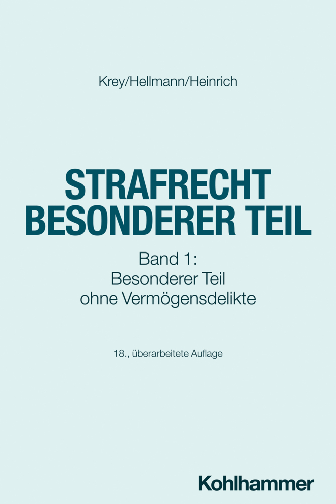 Strafrecht Besonderer Teil main product photo